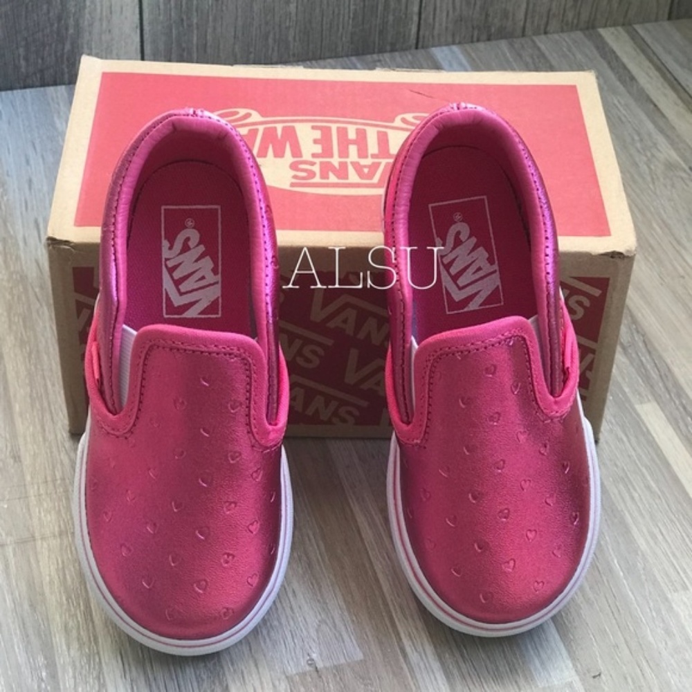 NWT VANS Classic Slip On Metallic Heats AUTHENTIC - Picture 2 of 6